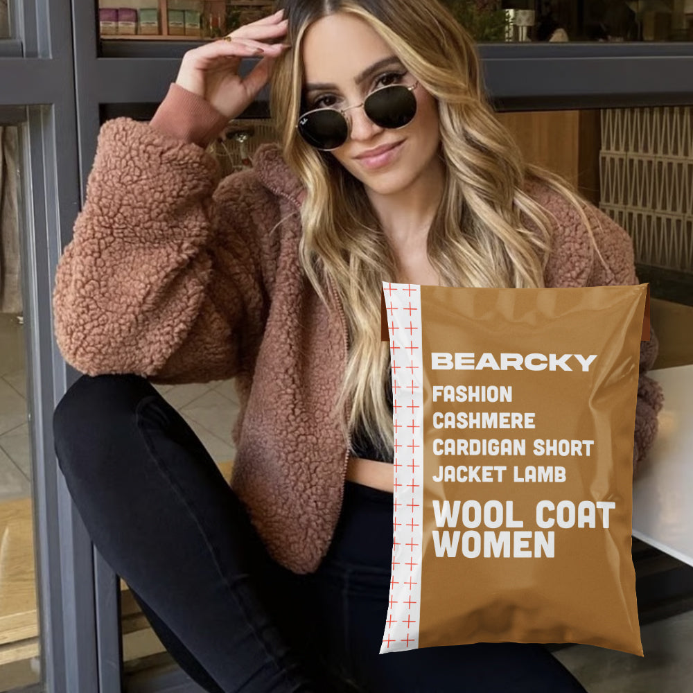 BEARCKY : Cocoa Shearling Jacket