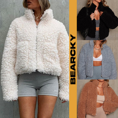 BEARCKY : Cocoa Shearling Jacket