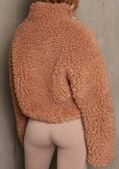 BEARCKY : Cocoa Shearling Jacket