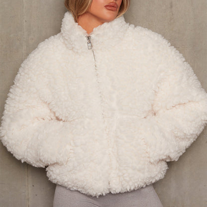 BEARCKY : Cocoa Shearling Jacket