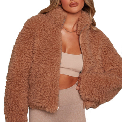 BEARCKY : Cocoa Shearling Jacket